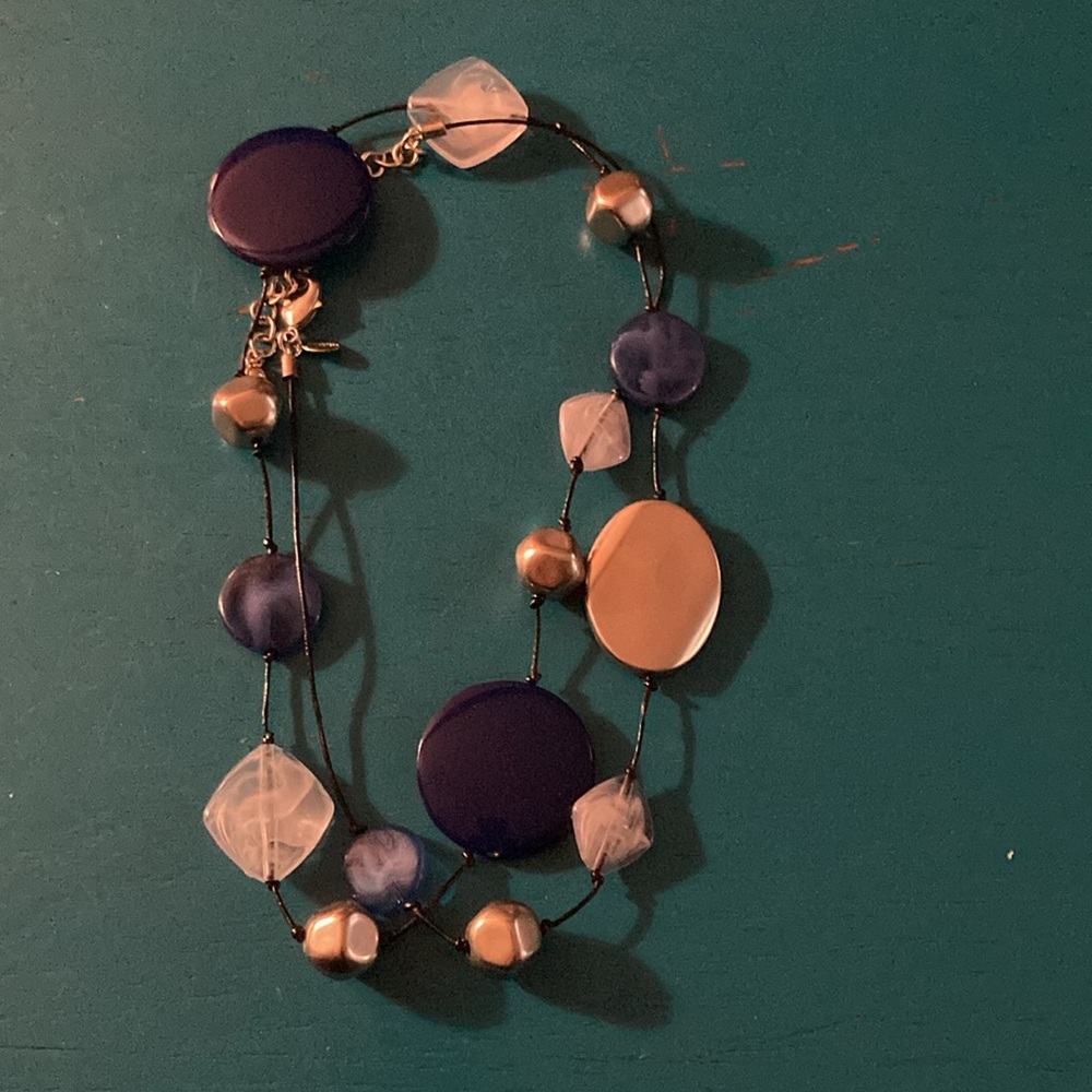 Chunky 20” necklace, nice clasp for large contemporary beads